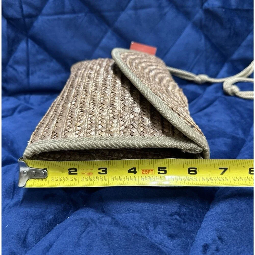 Croft & Barrow for Khol's  women tan shoulder Handmade jute bag new with tags
